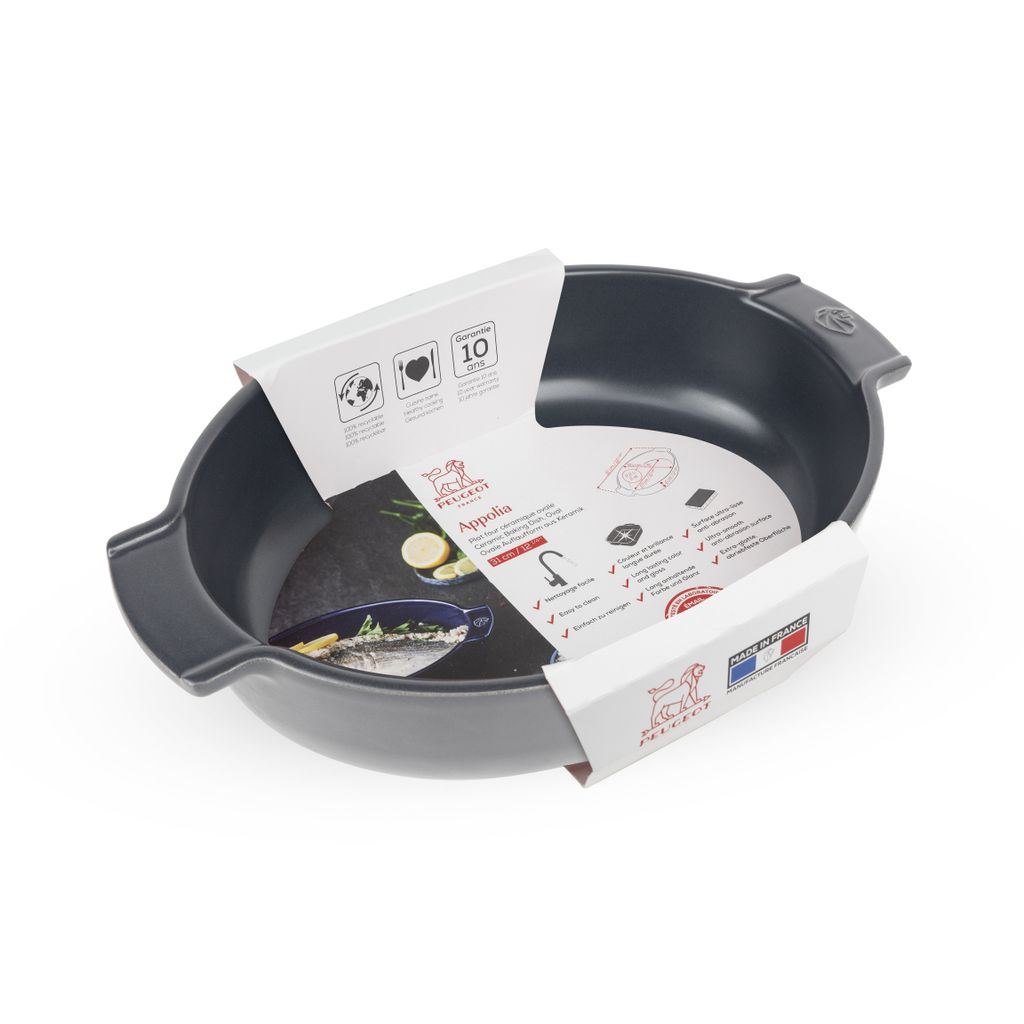 Plat à four ovale ardoise 31 cm - Visuel 1